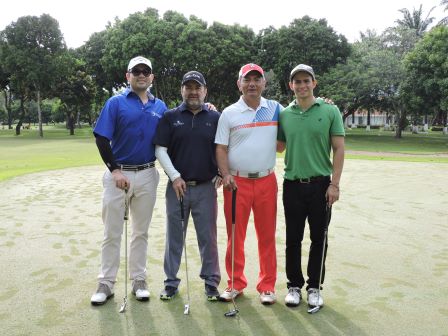 Héctor Andrés Suárez, Royner Cárdenas, Álvaro Solano y Juan Luis Molina.